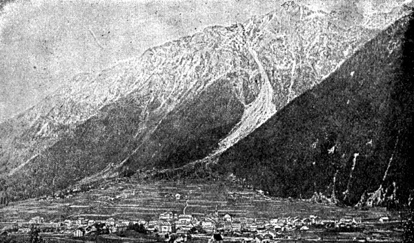 Fig. 31.—View in the Rhone Valley, showing a lateral
cone.