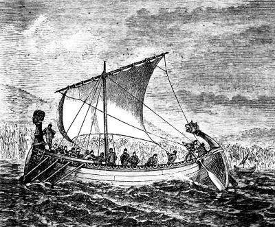 NORWEGIAN SHIP OF THE TENTH CENTURY.