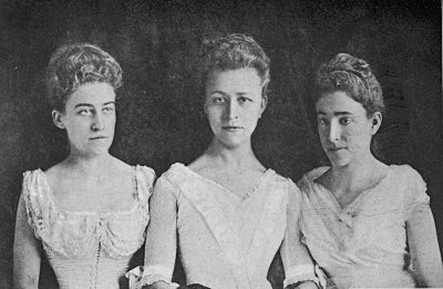 Mrs. Gouverneur's Three Daughters.

Miss Gouverneur, Mrs. Roswell Randall Hoes, Mrs. William Crawford Johnson.