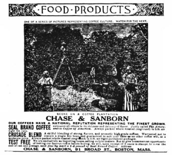 A Chase & Sanborn Advertisement, 1888