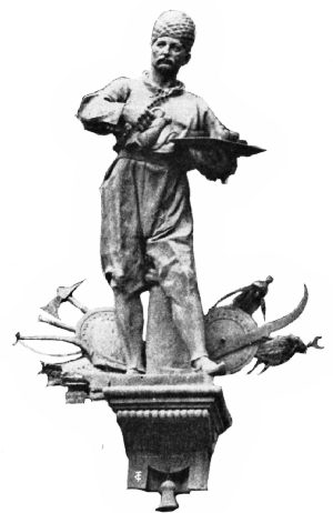Statue of Kolschitzky in Vienna