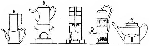Patent Drawings of Early French Coffee Makers