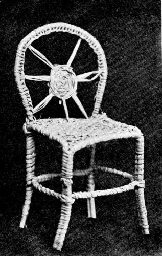 CHAIR No. I

Made of reed and raffia.