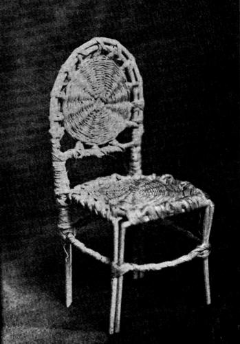 CHAIR No. II

Made of reed and raffia.