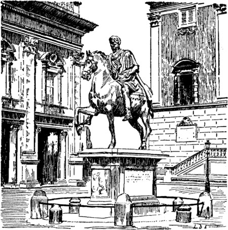 EQUESTRIAN STATUE OF MARCUS AURELIUS