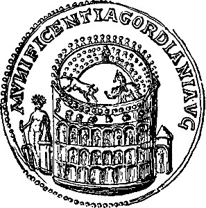BRASS OF GORDIAN, SHOWING THE COLOSSEUM