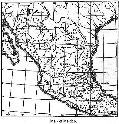 Map of Mexico.