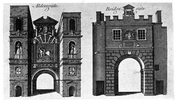 The Gates of the City: Aldersgate and Bridgegate.