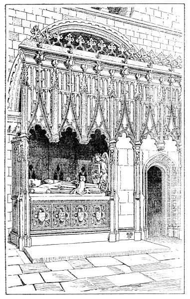 Fig. 5—Screen of Roger de Walden's Chantry,
and Rahere's Monument.