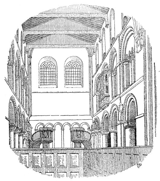 Fig. 8—Interior of Church in 1863.