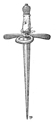 Fig. 1—Sir William
Walworth's Dagger,
Fishmongers' Hall, mccclxxxi.