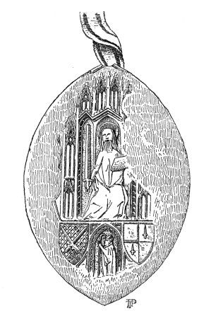 Fig. 2—Seal of Ralph de Stratford, Bishop of London