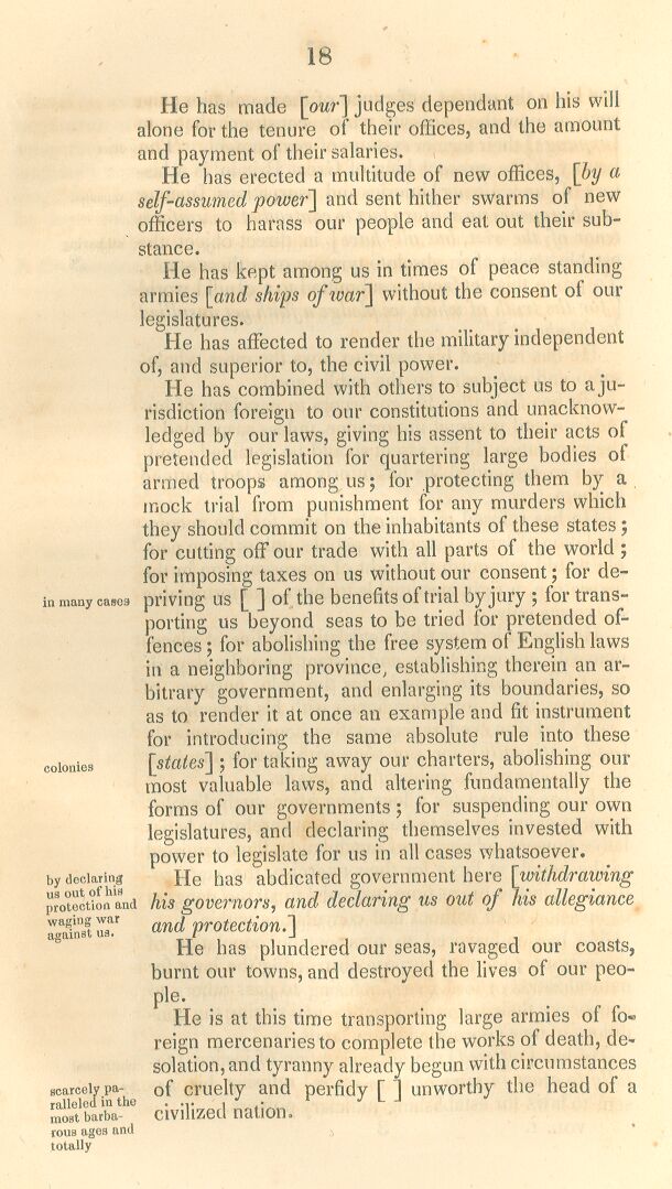 Draft of Declaration Of Independence, Page018 
