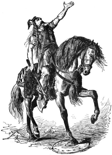 Clovis on his horse