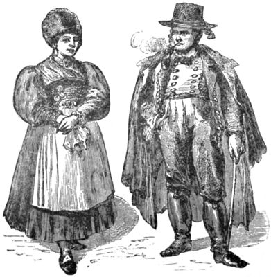 An older couple, in slightly smarter clothing