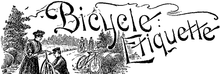 Bicycle Etiquette