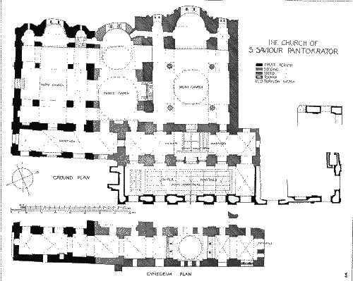 Plan of the Pantokrator.