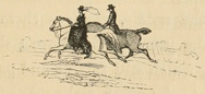 Man and woman riding on a road