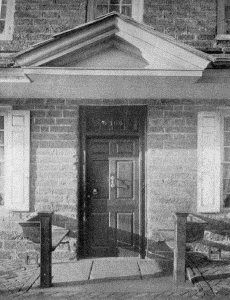 Plate XXII.—Hooded Doorway, Johnson House, Germantown;
Hooded Doorway, Green Tree Inn.