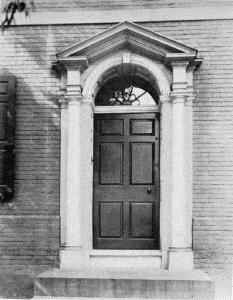 Plate XXVI.—Doorway, 5200 Germantown Avenue; Doorway,
4927 Frankford Avenue.