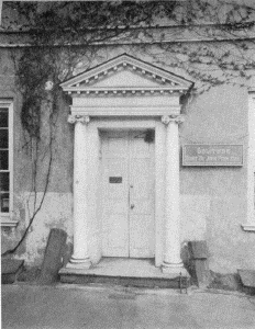 Plate XXXII.—Doorway, Solitude, Fairmount Park; Doorway
Perot-Morris House, 5442 Germantown Avenue.