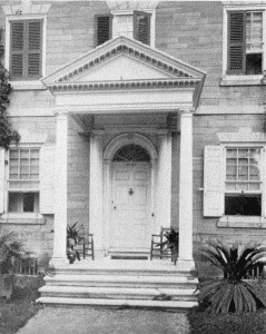 Plate XXXIII.—Entrance Porch and Doorway, Upsala,
Germantown; Elliptical Porch and Doorway, 39 Fisher's Lane, Wayne
Junction.