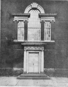 Plate LII.—Chancel Window, Christ Church; Palladian
Window and Doorway, Independence Hall.