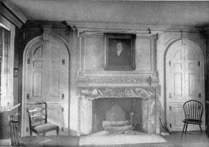 Plate LXII.—Chimney Piece and Paneled Wall, Parlor,
Whitby Hall.