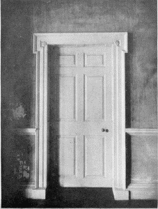 Plate LXXI.—Doorways, Second Floor Hall, Mount Pleasant;
Doorway Detail, Whitby Hall.