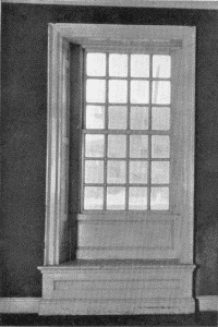 Plate LXXIII.—Window Detail, Parlor, Whitby Hall; Window
Detail, Dining Room, Whitby Hall.