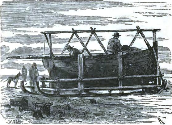 Packing the sledge