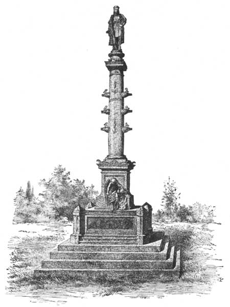 THE COLUMBUS MONUMENT, NEW YORK CITY.
