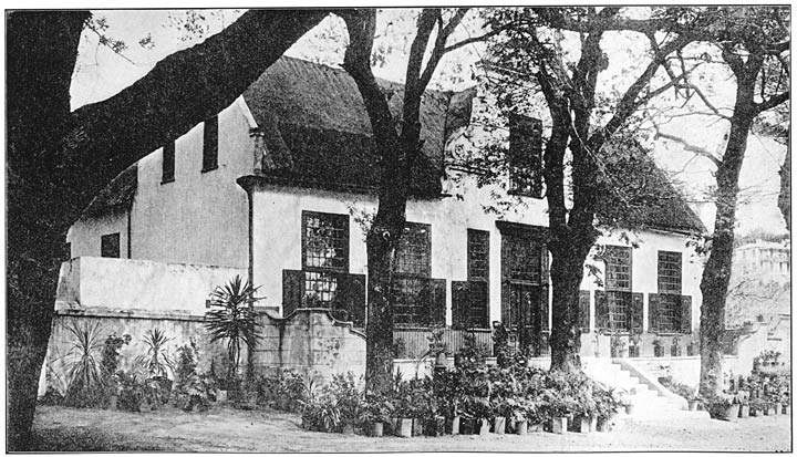 Oud-Hollandsche woning in Zuid-Afrika.