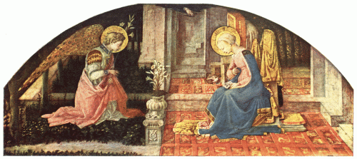 PLATE I.—FILIPPO LIPPI

THE ANNUNCIATION

National Gallery, London