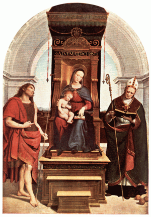 PLATE VII.—RAPHAEL

THE ANSIDEI MADONNA

National Gallery, London