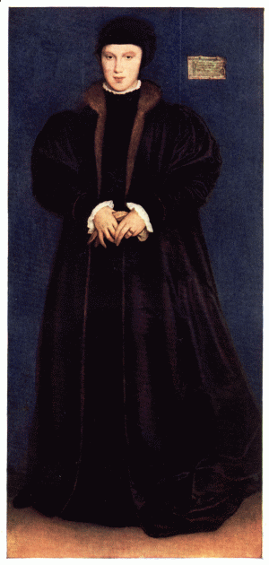 PLATE XXXIII.—HANS HOLBEIN

PORTRAIT OF CHRISTINA, DUCHESS OF MILAN

National Gallery, London