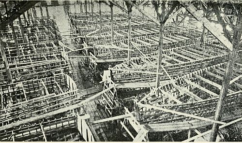 Some of the 550 Motor Launch Hulls being constructed on the Banks of the St. Lawrence River, Canada