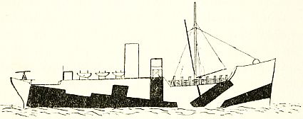 Fig. 15.—A camouflaged ship.