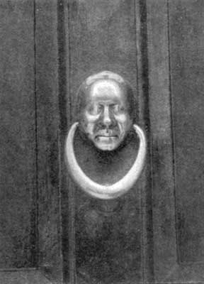 THE KNOCKER THAT SUGGESTED SCROOGE IN DICKENS' "CHRISTMAS
CAROL."