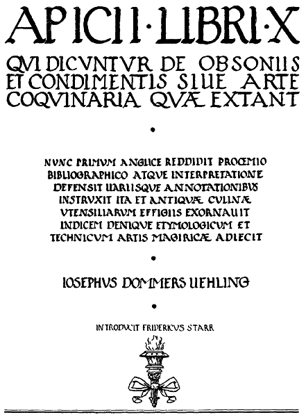 Latin title of present edition