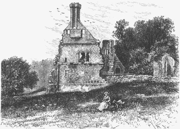 RUINS OF BRADGATE HOUSE.
