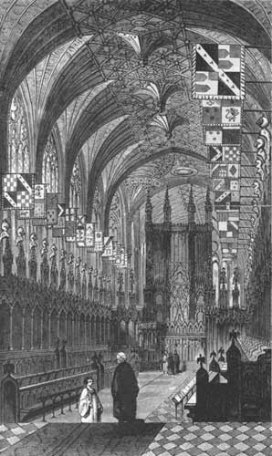 INTERIOR OF ST. GEORGE'S CHAPEL.

(By permission of Messrs. Harper & Brothers.)