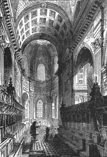 THE CHOIR—ST. PAUL'S CATHEDRAL.