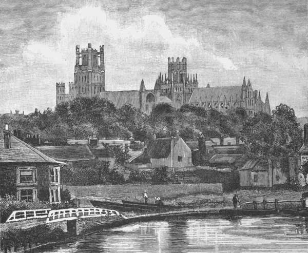 ELY CATHEDRAL, FROM THE RAILWAY-BRIDGE.
