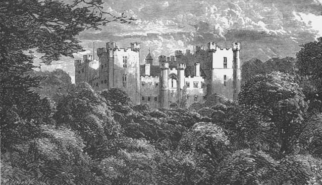 SOUTH-EAST VIEW OF LUMLEY CASTLE.