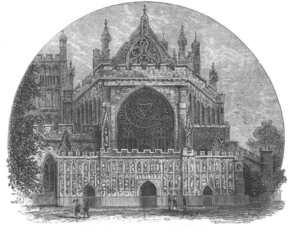 EXETER CATHEDRAL, WEST FRONT.