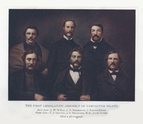 The first Legislative Assembly of Vancouver Island