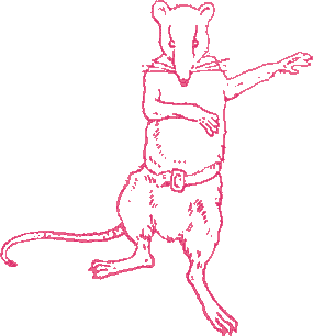 a mouse with a belt
