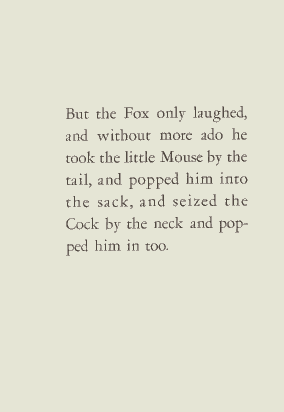 'But the Fox...'