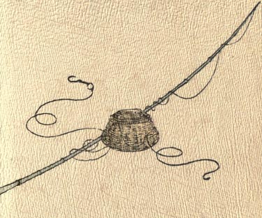 Image of fishing pole and line